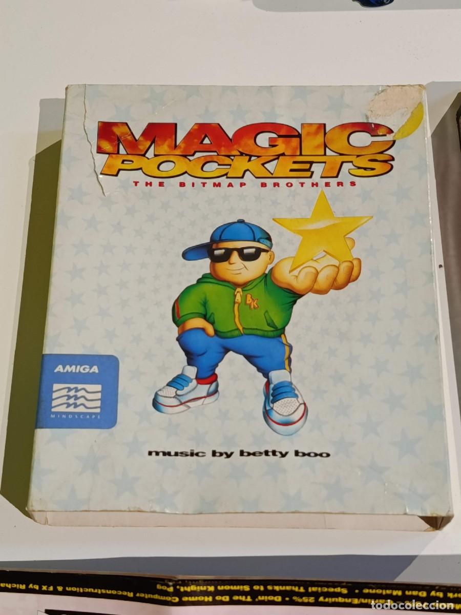 Videojuegos y consolas: Juego Amiga Magic Pockets en caja - Foto 2
