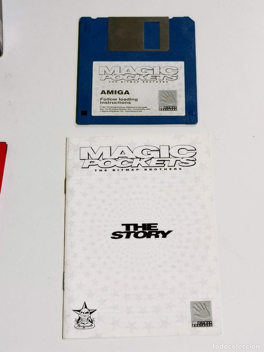Videojuegos y consolas: Juego Amiga Magic Pockets en caja - Foto 4