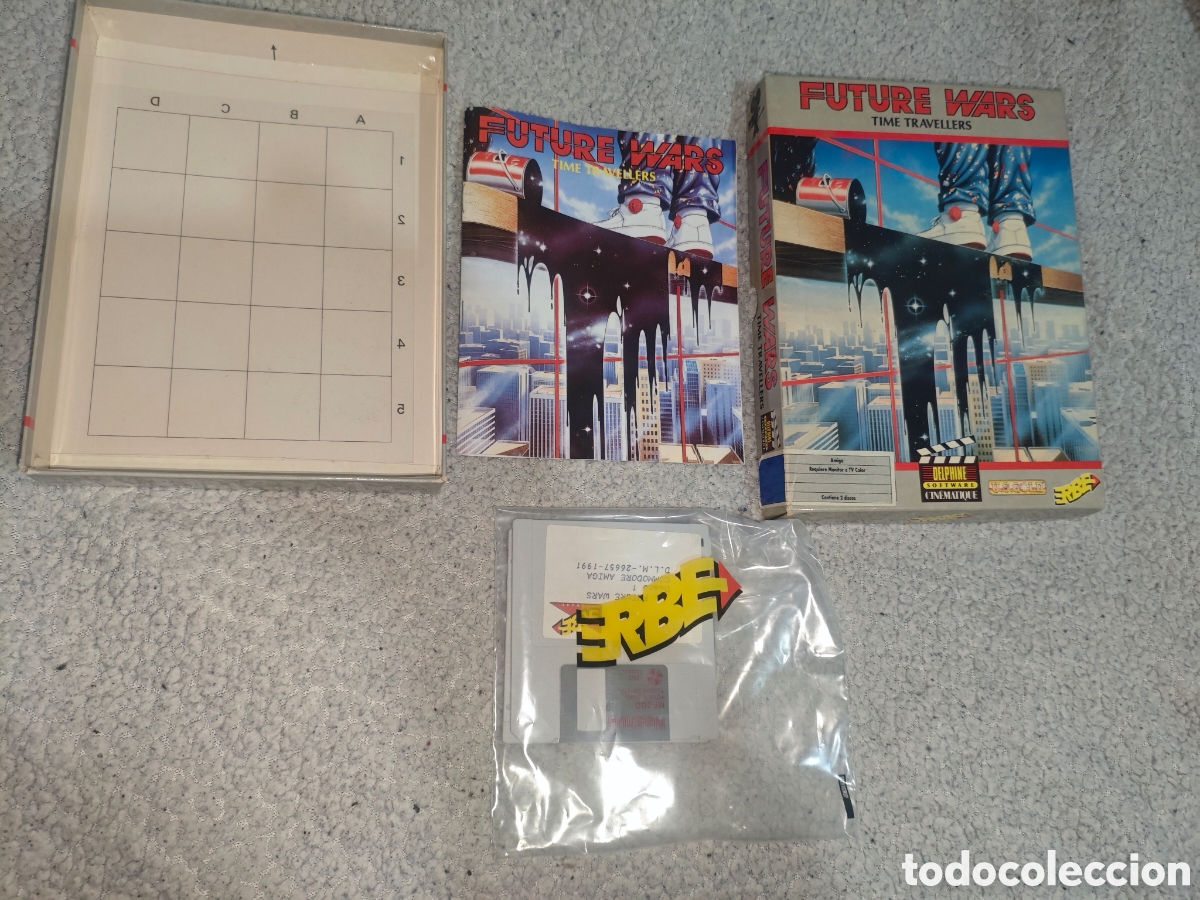Videojuegos y consolas: Future Wars Commodore Amiga Espa&ntilde;ol - Foto 1