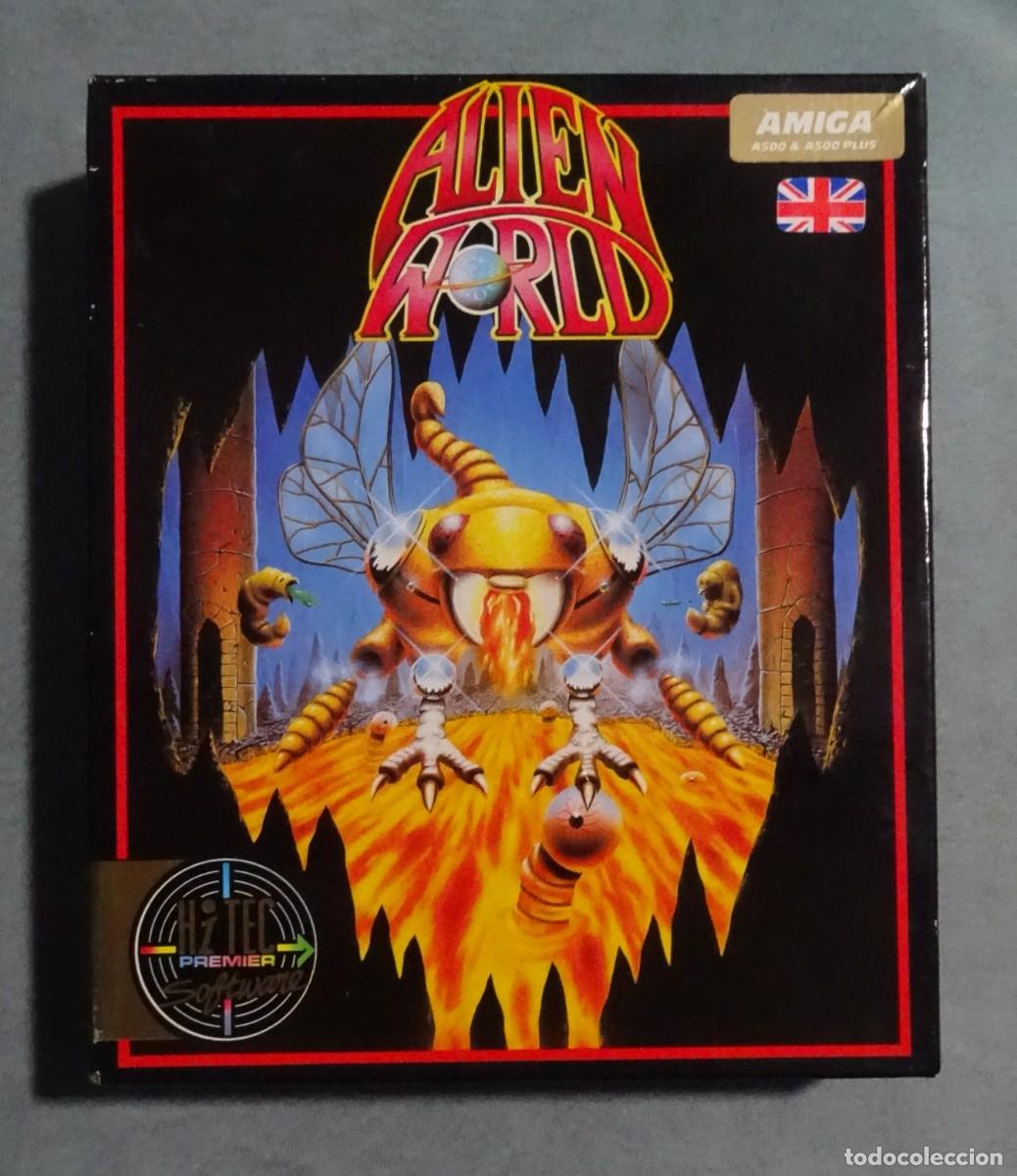Videojuegos y consolas: ALIEN WORLD. HI-TEC SOFTWARE. COMMODORE AMIGA. &iexcl;FUNCIONANDO! - Foto 1