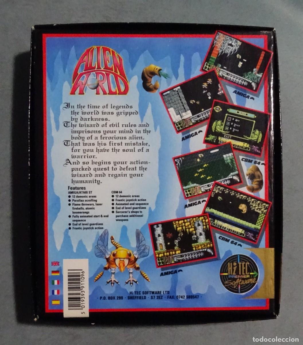 Videojuegos y consolas: ALIEN WORLD. HI-TEC SOFTWARE. COMMODORE AMIGA. &iexcl;FUNCIONANDO! - Foto 2