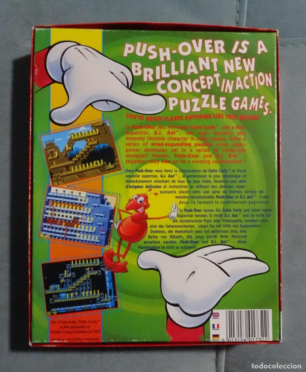 Videojuegos y consolas: PUSHOVER (PUSH-OVER). OCEAN. COMMODORE AMIGA. &iexcl;FUNCIONANDO! - Foto 2