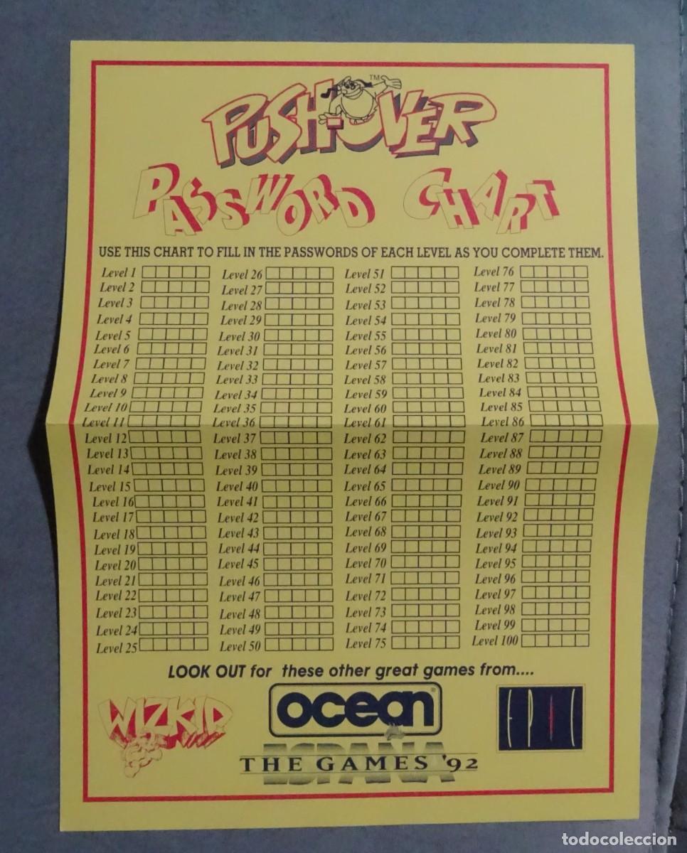 Videojuegos y consolas: PUSHOVER (PUSH-OVER). OCEAN. COMMODORE AMIGA. &iexcl;FUNCIONANDO! - Foto 12
