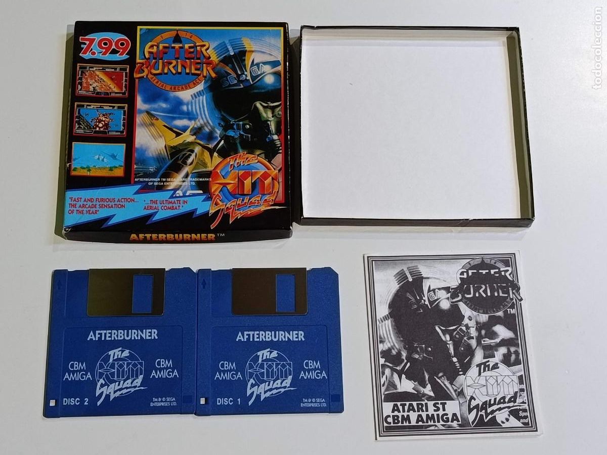 Videojuegos y Consolas: Juego Amiga after burner en caja