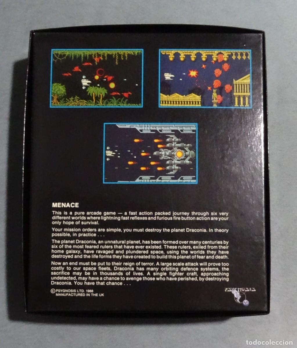 Videojuegos y consolas: MENACE. PSYCLAPSE - PSYGNOSIS. COMMODORE AMIGA. &iexcl;FUNCIONANDO! - Foto 2