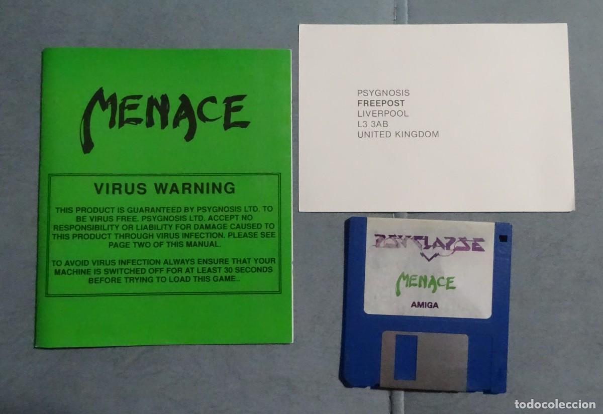 Videojuegos y consolas: MENACE. PSYCLAPSE - PSYGNOSIS. COMMODORE AMIGA. &iexcl;FUNCIONANDO! - Foto 9