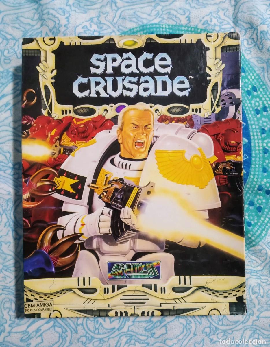 Videojuegos y consolas: SPACE CRUSADE. GREMLIN GRAPHICS. COMMODORE AMIGA. &iexcl;FUNCIONANDO! - Foto 1