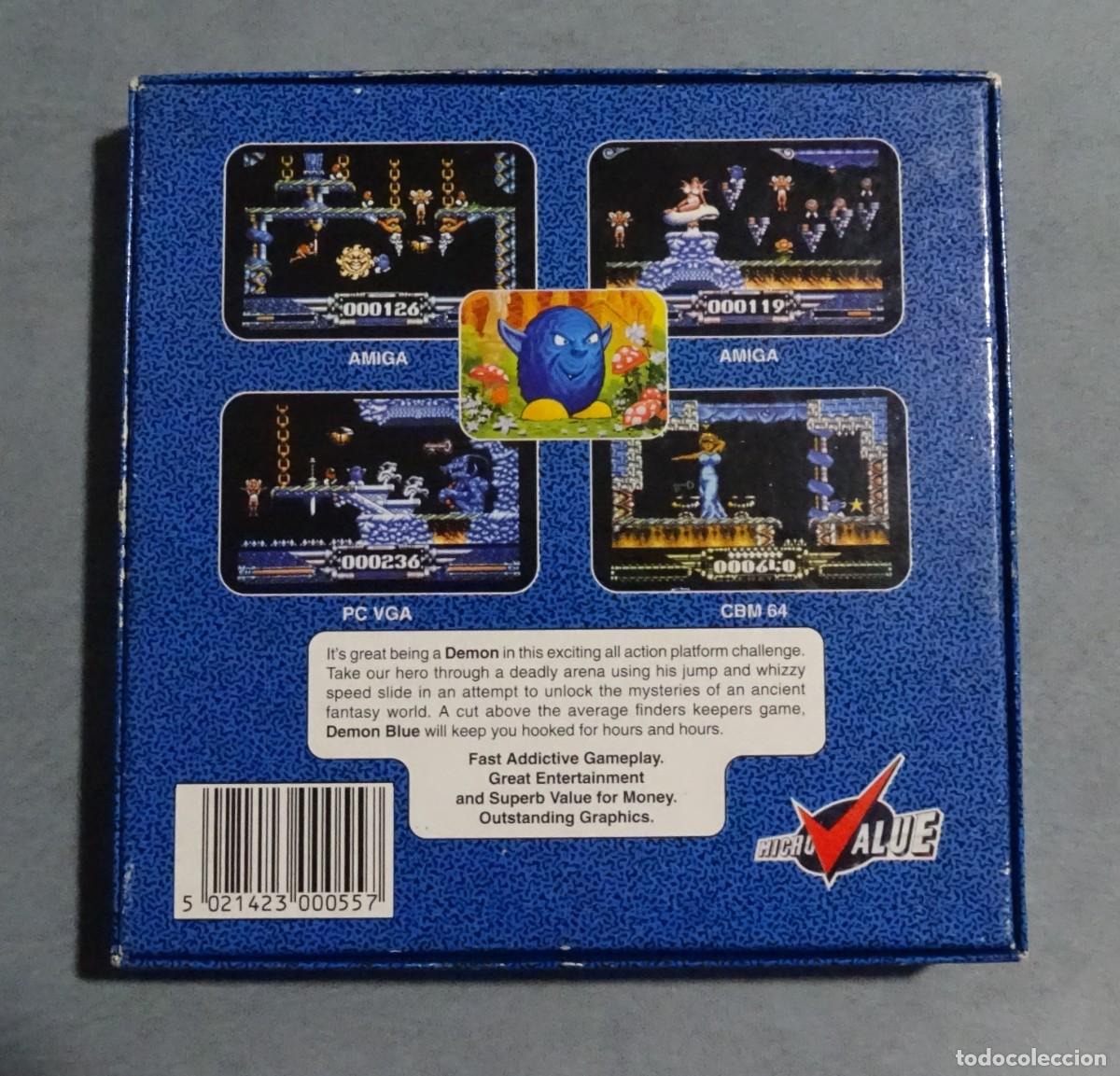 Videojuegos y consolas: DEMON BLUE. MICROVALUE. COMMODORE AMIGA. &iexcl;FUNCIONANDO! - Foto 2