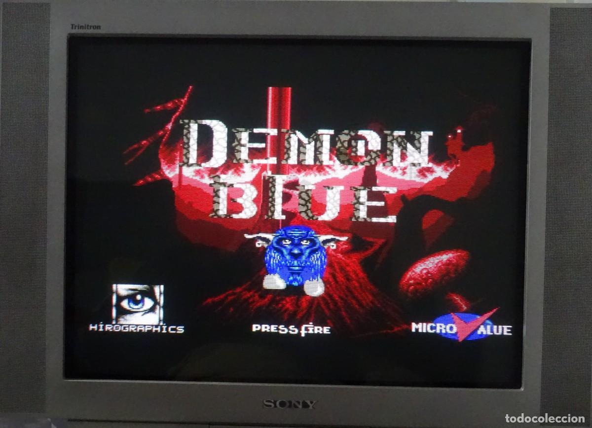 Videojuegos y consolas: DEMON BLUE. MICROVALUE. COMMODORE AMIGA. &iexcl;FUNCIONANDO! - Foto 13