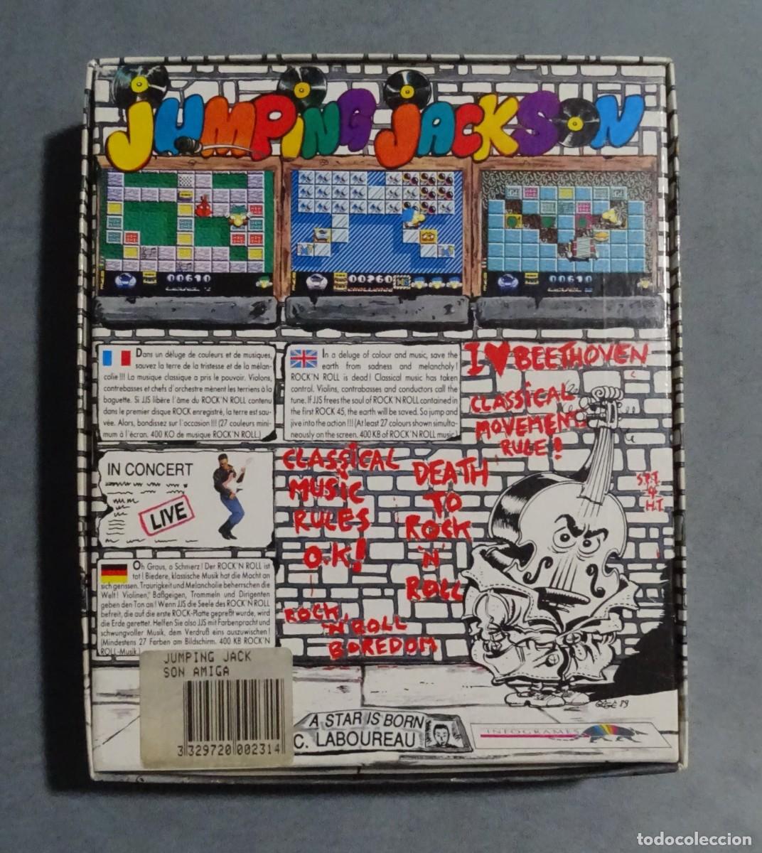 Videojuegos y consolas: JUMPING JACKSON (JUMPING JACKSON). INFOGRAMES. COMMODORE AMIGA. &iexcl;FUNCIONANDO! - Foto 2