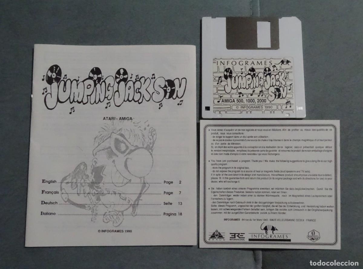 Videojuegos y consolas: JUMPING JACKSON (JUMPING JACKSON). INFOGRAMES. COMMODORE AMIGA. &iexcl;FUNCIONANDO! - Foto 9