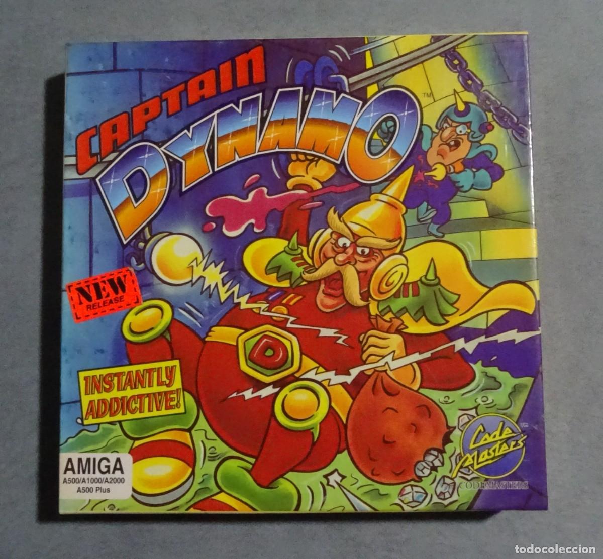 Videojuegos y Consolas: CAPTAIN DYNAMO. CODEMASTERS. COMMODORE AMIGA. &iexcl;FUNCIONANDO!