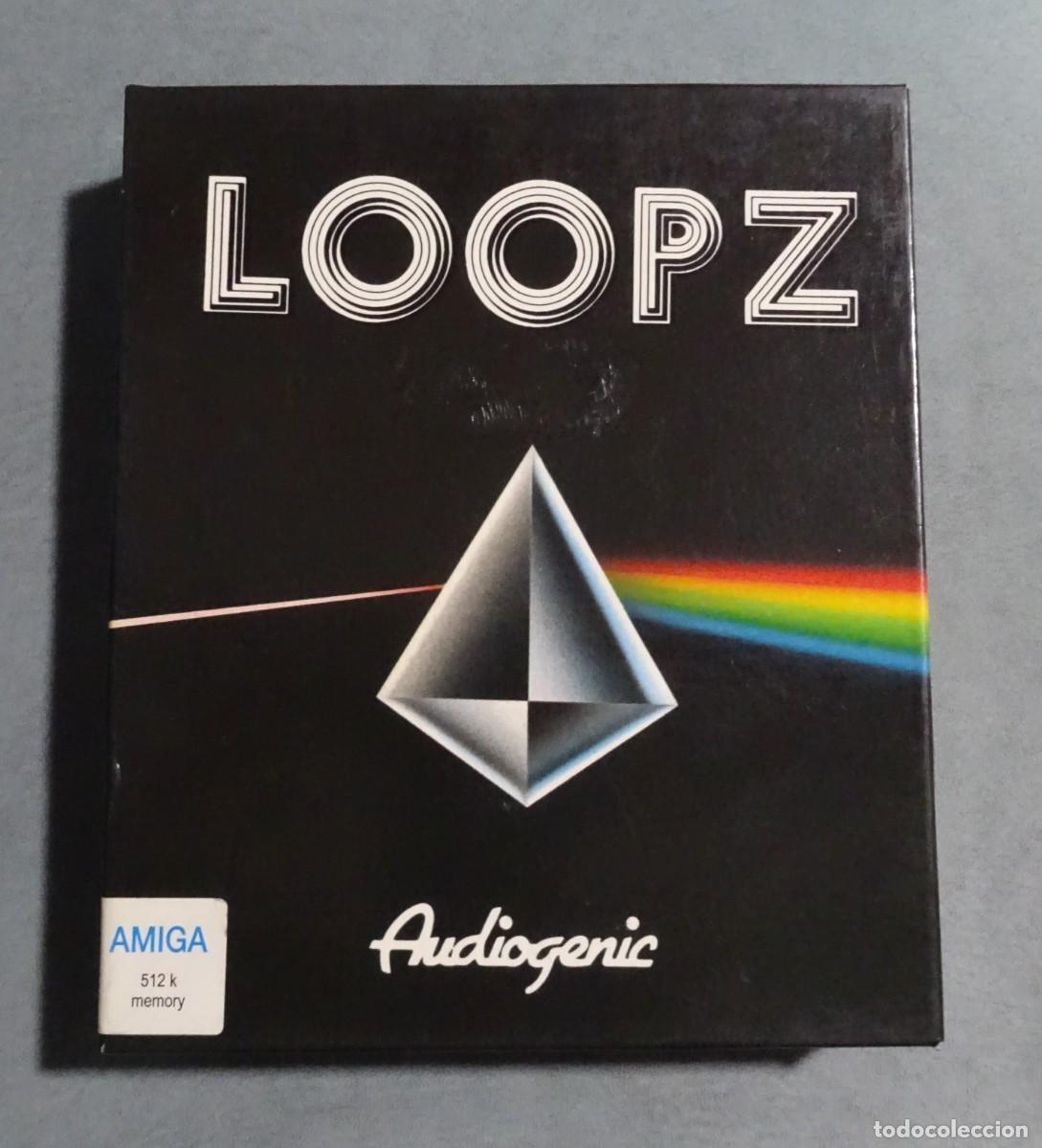Videojuegos y consolas: LOOPZ + POSTER. AUDIOGENIC. COMMODORE AMIGA. &iexcl;FUNCIONANDO! - Foto 1