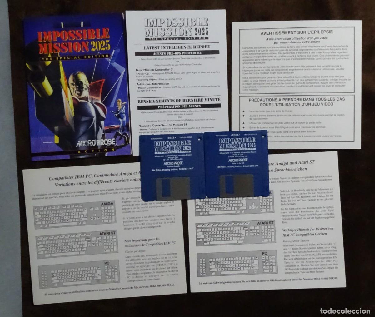 Videojuegos y consolas: IMPOSSIBLE MISSION 2025. MICROPROSE. COMMODORE AMIGA. &iexcl;FUNCIONANDO! - Foto 9