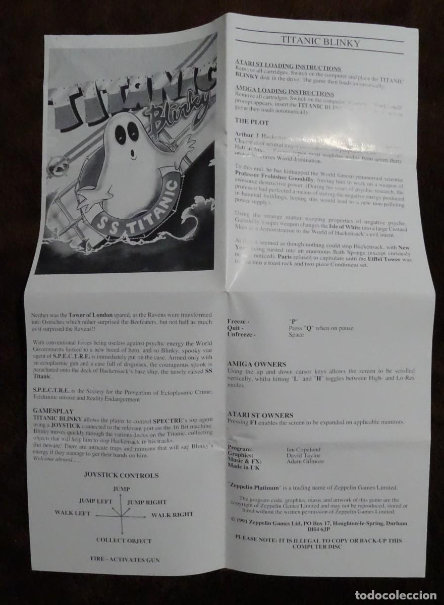 Videojuegos y consolas: TITANIC BLINKY. ZEPPELIN GAMES. COMMODORE AMIGA. &iexcl;FUNCIONANDO! - Foto 11