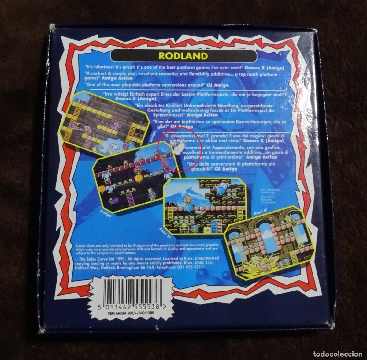 Videojuegos y consolas: RODLAND (KIXX). JALECO. COMMODORE AMIGA. &iexcl;FUNCIONANDO! - Foto 2
