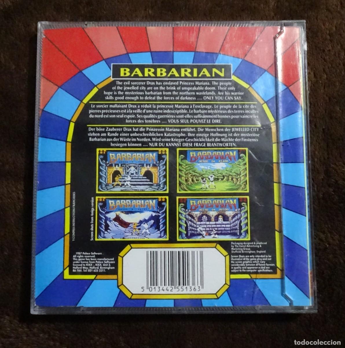 Videojuegos y consolas: BARBARIAN: THE ULTIMATE WARRIOR (KIXX). COMMODORE AMIGA. &iexcl;FUNCIONANDO! - Foto 2
