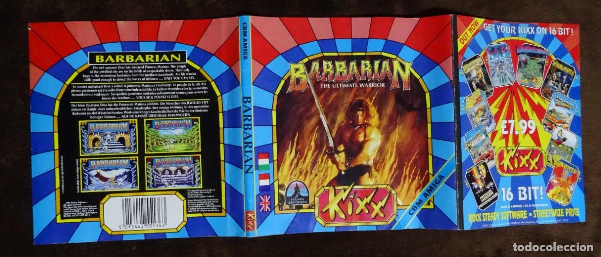 Videojuegos y consolas: BARBARIAN: THE ULTIMATE WARRIOR (KIXX). COMMODORE AMIGA. &iexcl;FUNCIONANDO! - Foto 4