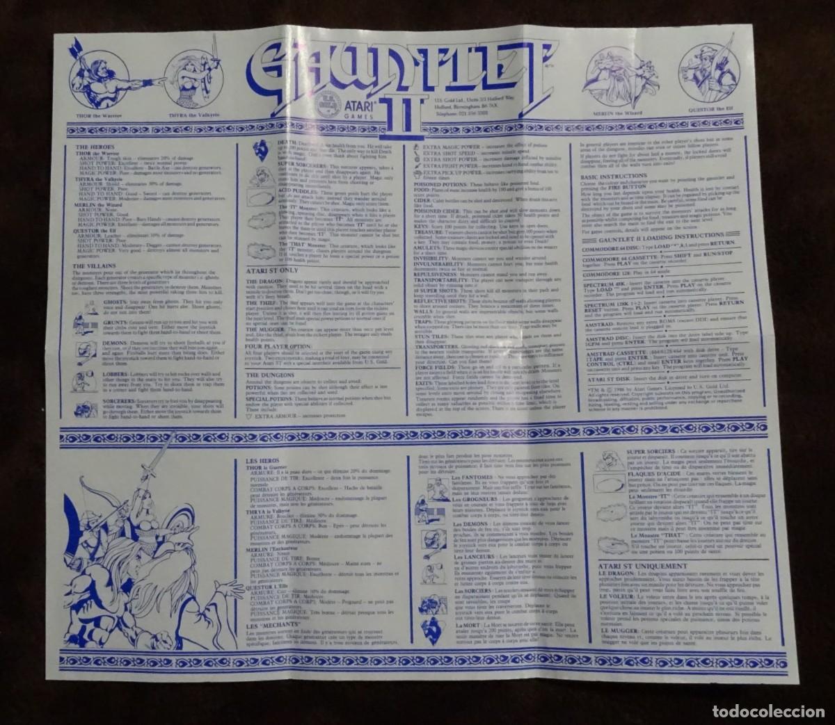 Videojuegos y consolas: GAUNTLET II (KIXX). ATARI GAMES. COMMODORE AMIGA. &iexcl;FUNCIONANDO! - Foto 7