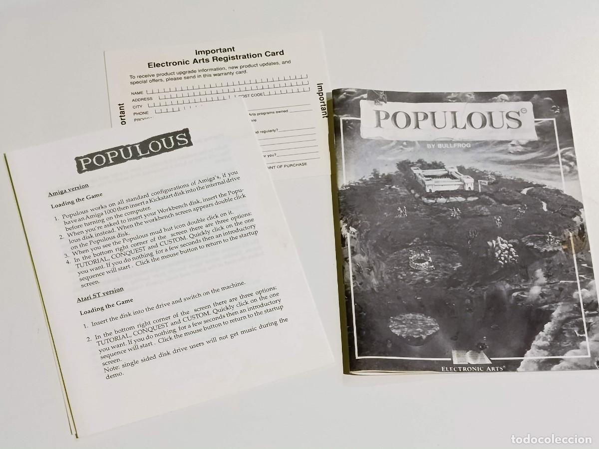Videojuegos y consolas: Juego Amiga Populous - Foto 6