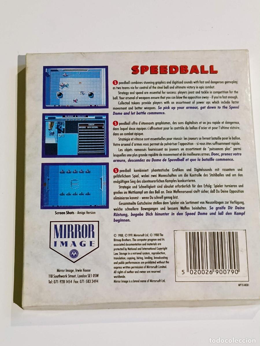 Videojuegos y consolas: Juego Amiga Speedball - Foto 3