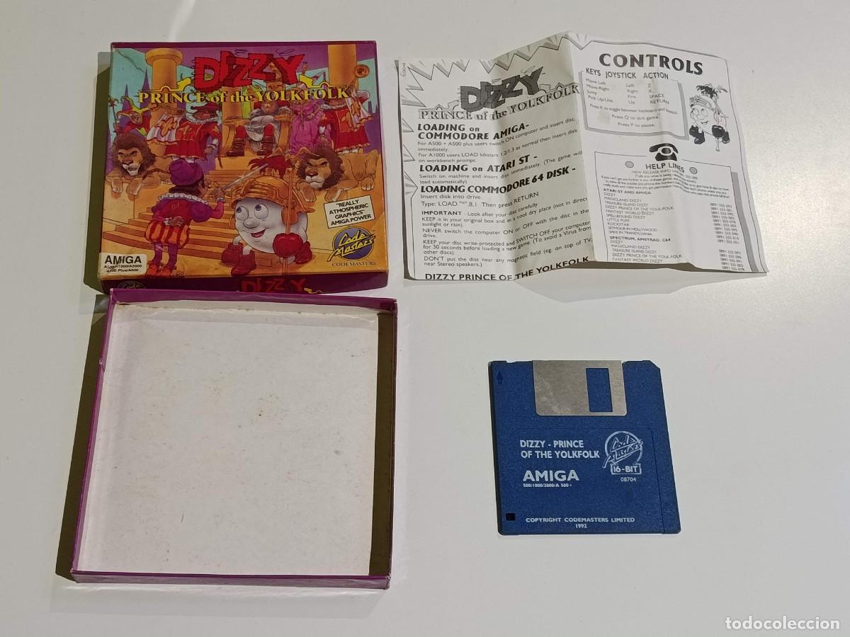 Videojuegos y consolas: Juego para Amiga Dizzy - Foto 1