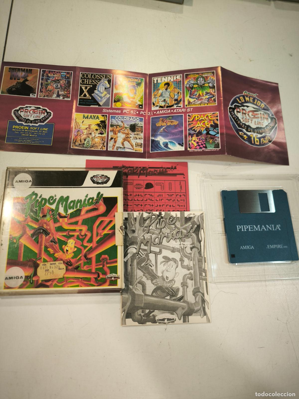 Videojuegos y Consolas: pipe mania comodore amiga