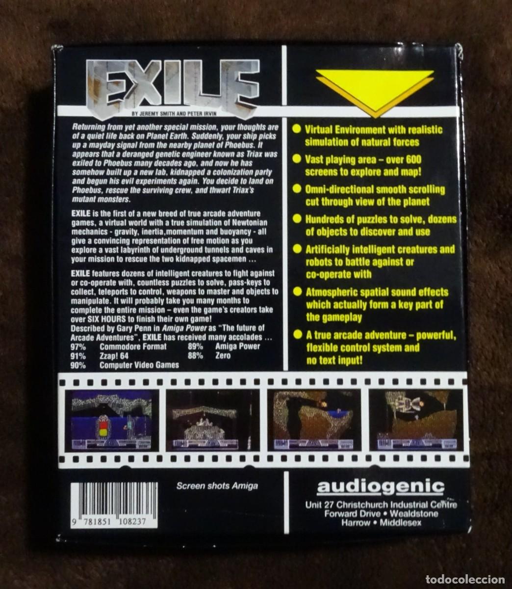 Videojuegos y consolas: EXILE + MAPA. AUDIOGENIC. COMMODORE AMIGA. &iexcl;FUNCIONANDO! - Foto 2