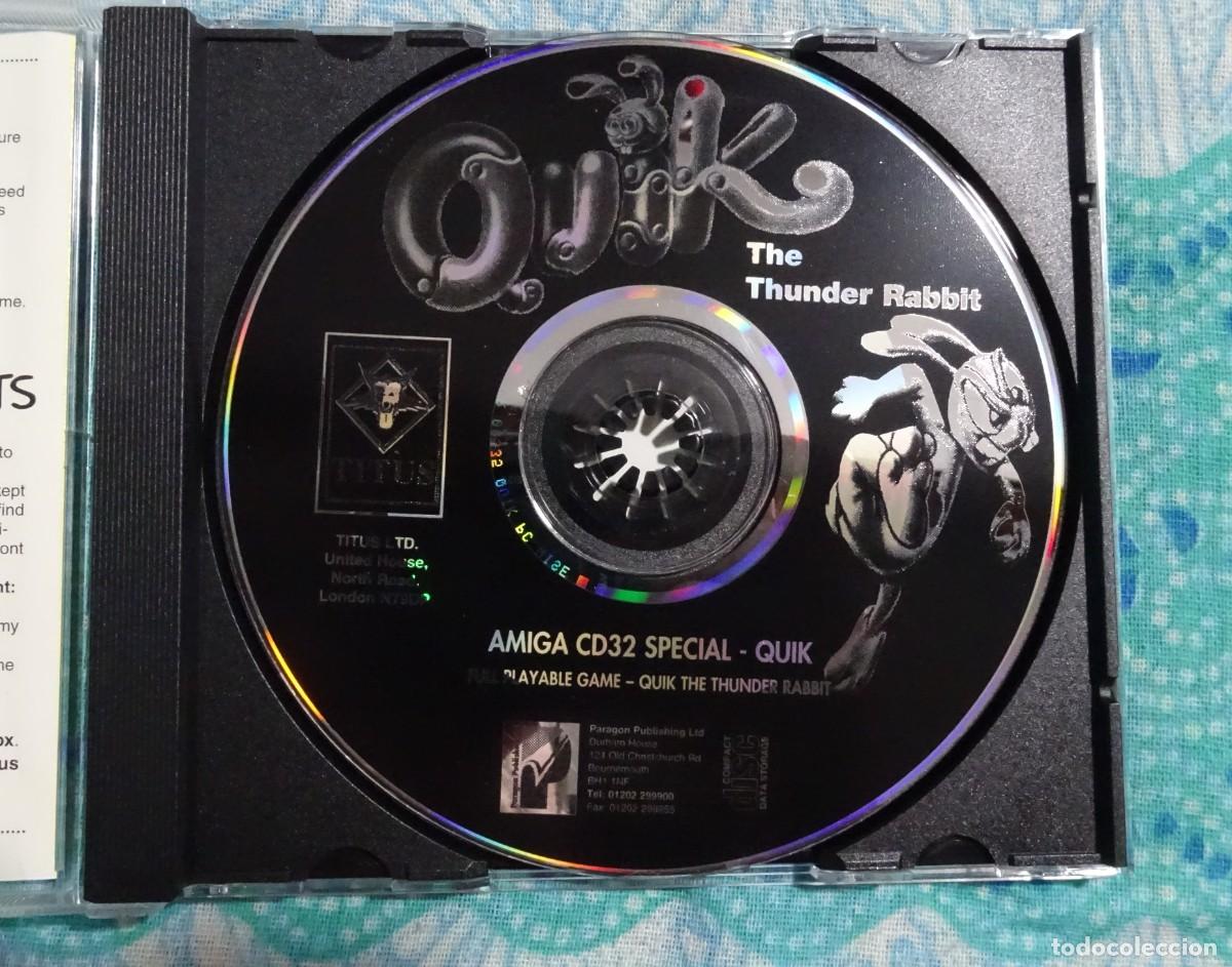 Videojuegos y consolas: QUIK THE THUNDER RABBIT. TITUS SOFTWARE. COMMODORE AMIGA CD32. - Foto 6