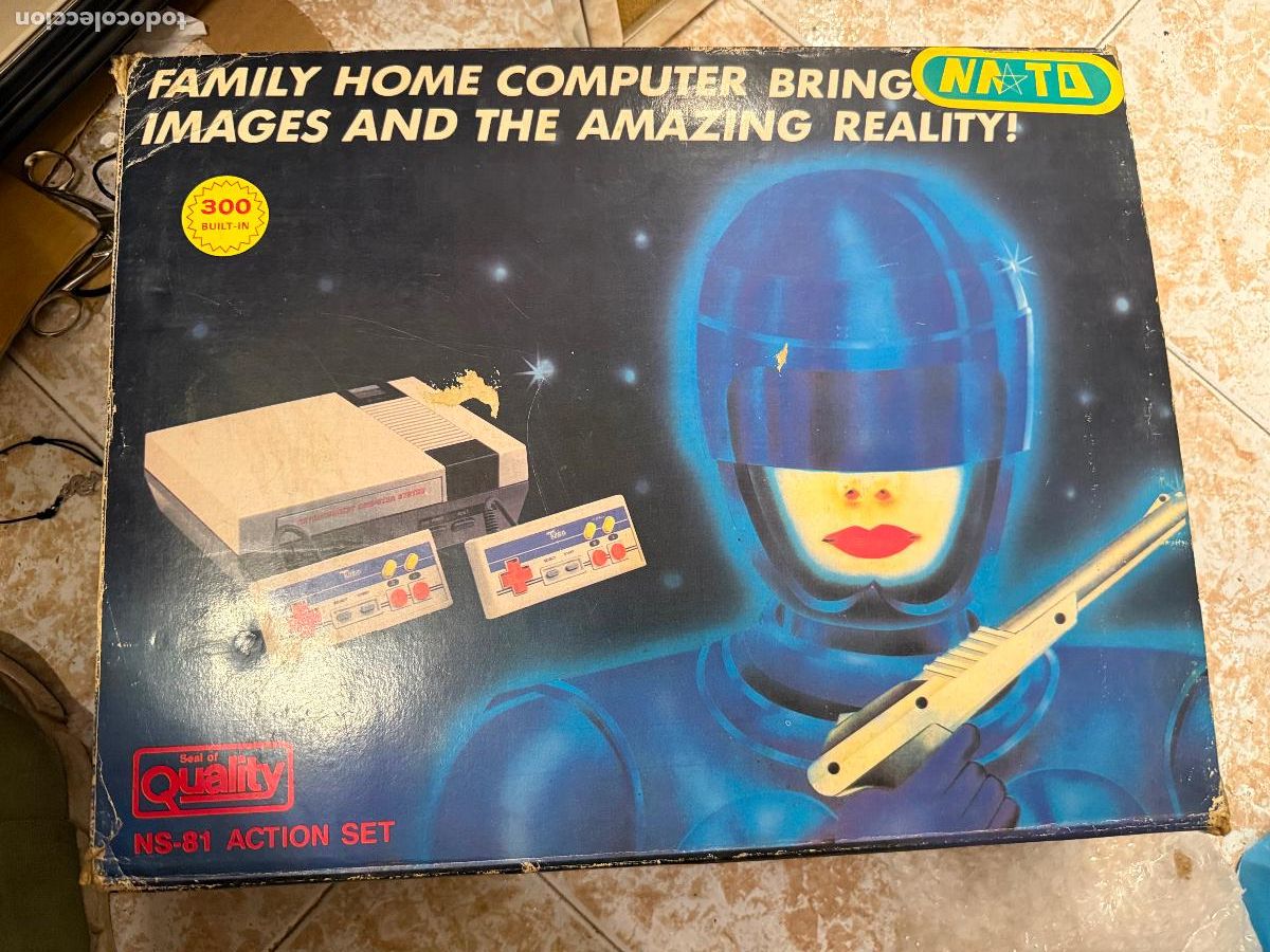 Videojuegos y consolas: Antigua VIDEO CONSOLA NATO NS-81 en caja original. Ver fotos