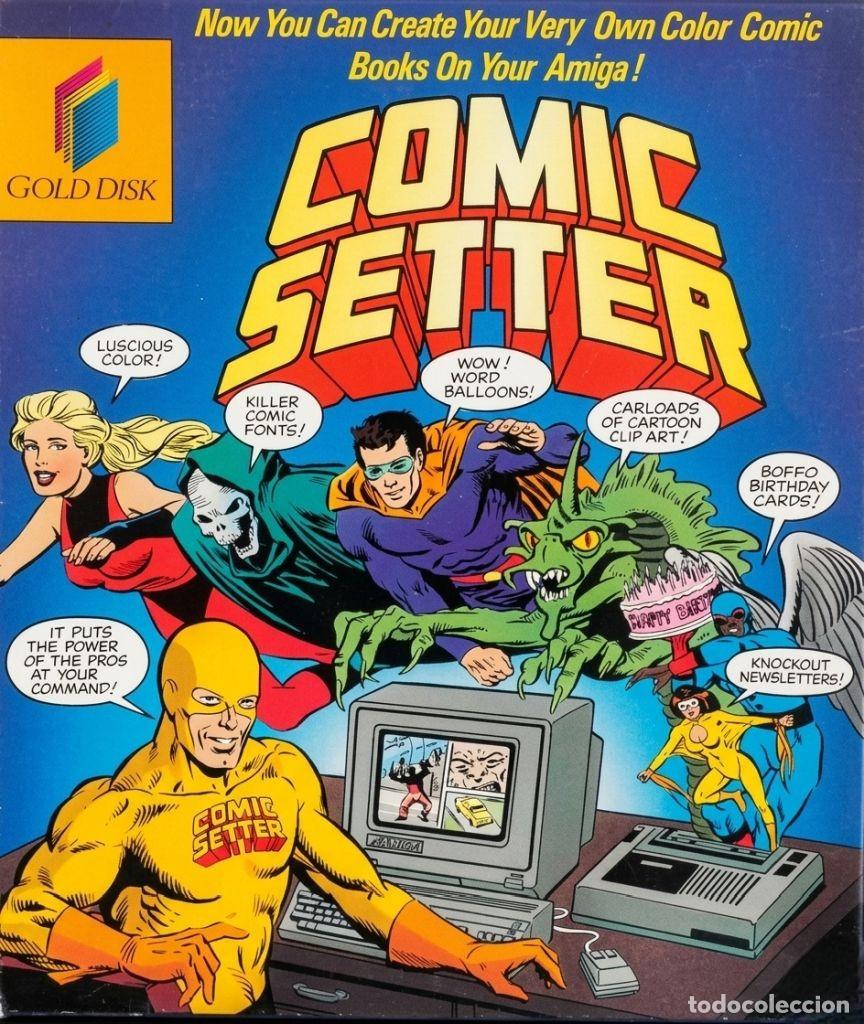 Videojuegos y consolas: Comic Setter, Commodore Amiga - Foto 1
