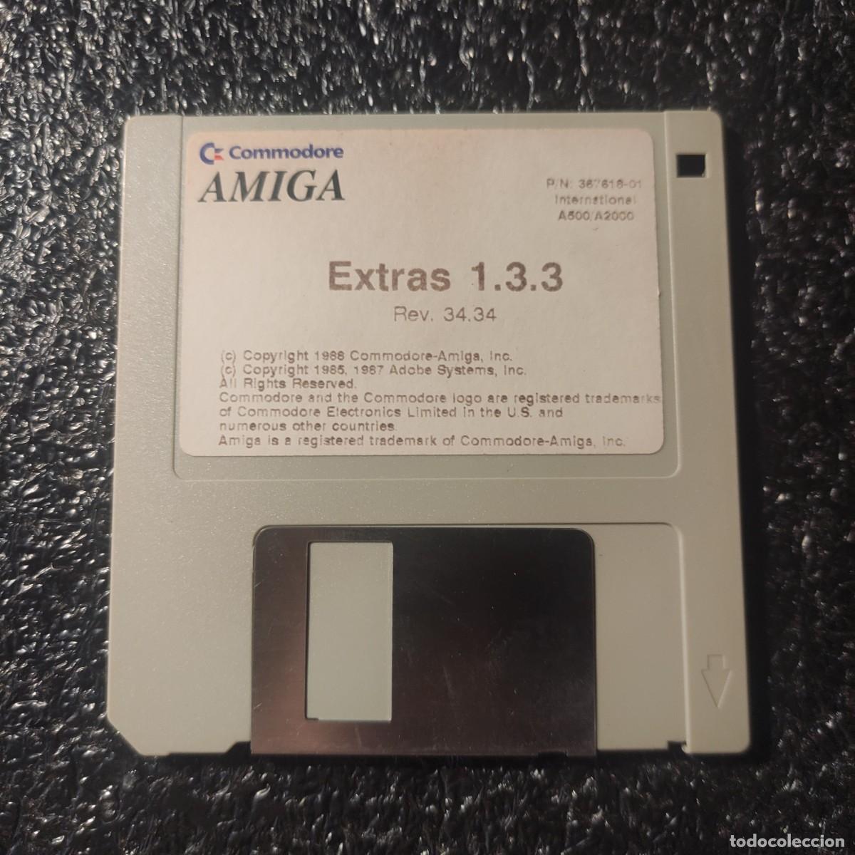Videojuegos y consolas: WORKBENCH 1.3.3 + EXTRAS 1.3.3 - COMMODORE AMIGA &ndash; 1 Disquetes **
