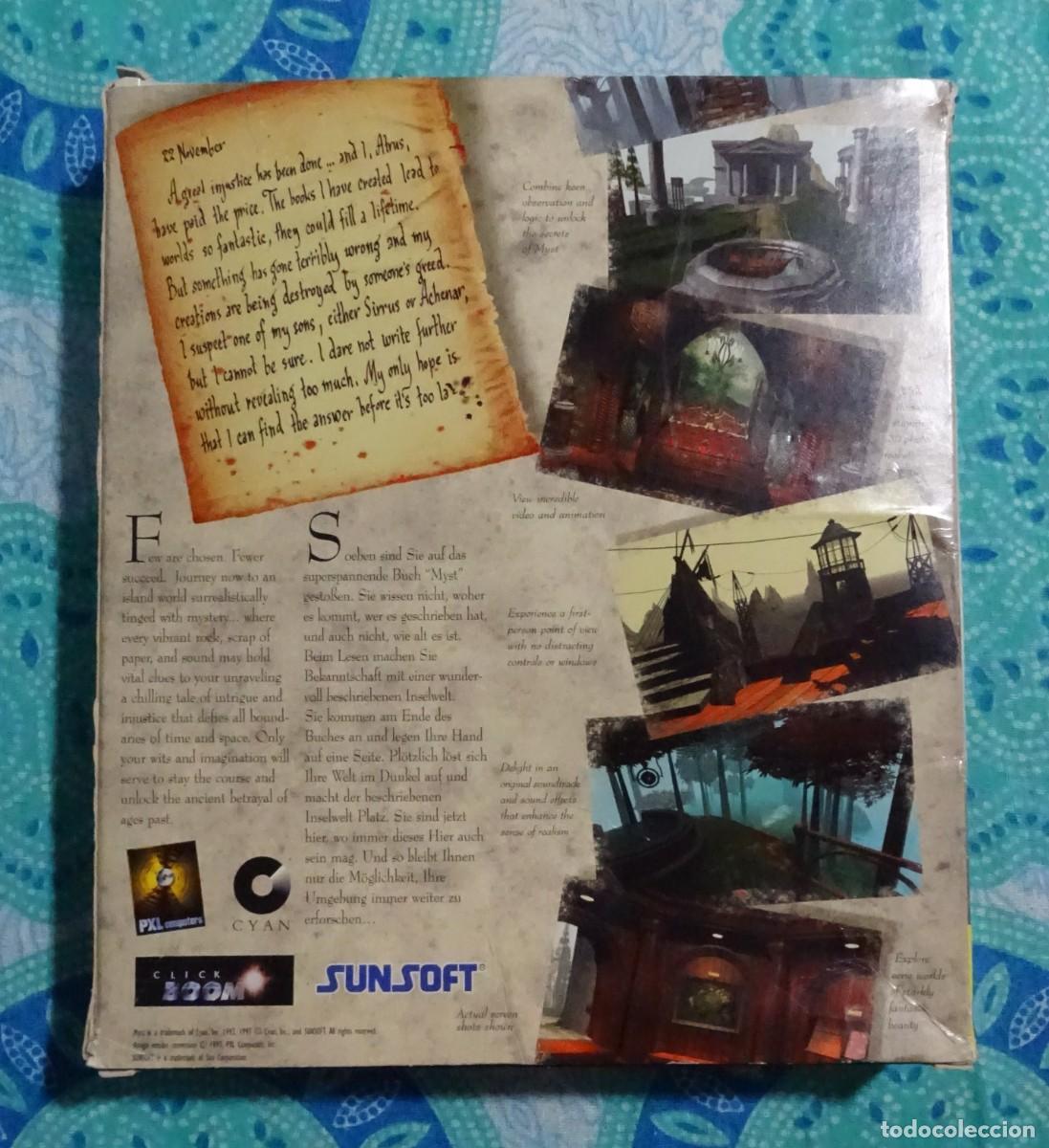 Videojuegos y consolas: MYST (VERSI&Oacute;N EN INGL&Eacute;S). CLICKBOOM. COMMODORE AMIGA CD. - Foto 2