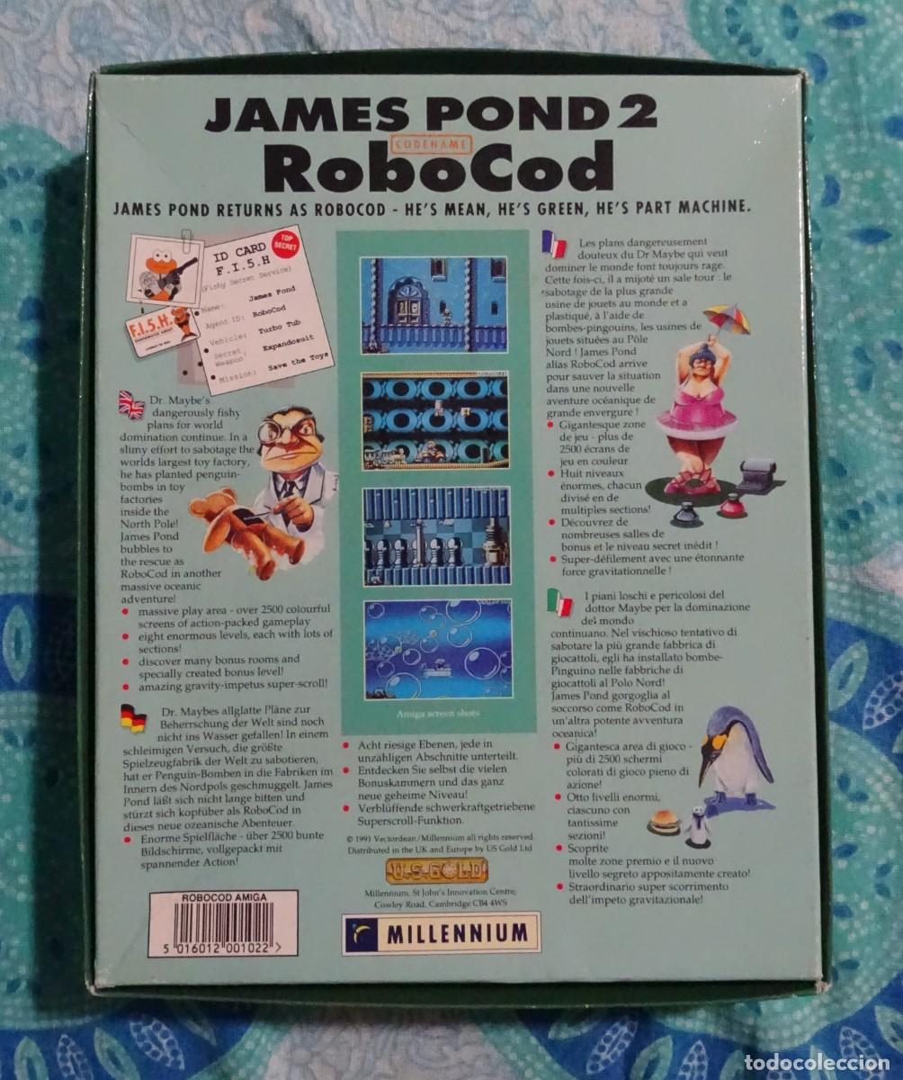 Videojuegos y consolas: JAMES POND 2: ROBOCOD. MILLENNIUM. COMMODORE AMIGA. &iexcl;PROBADO Y FUNCIONANDO! - Foto 2