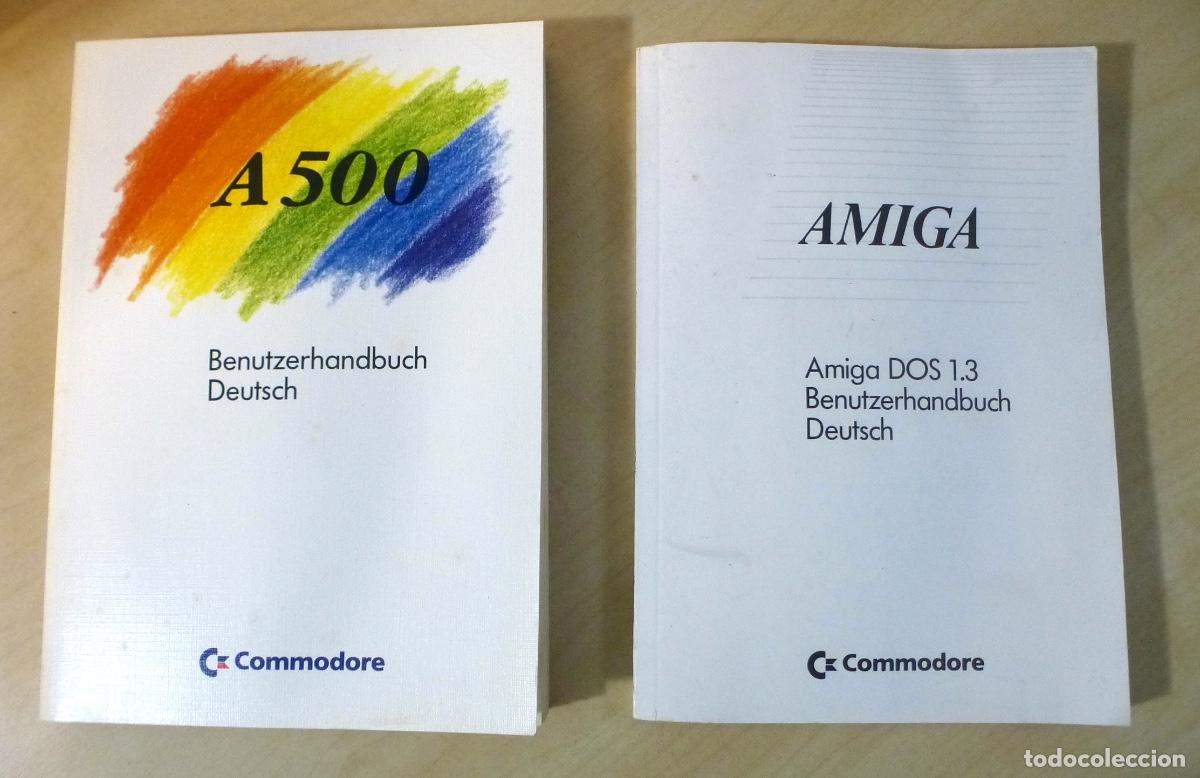 Videojuegos y consolas: Commodore Amiga A500 Manuales de usuario y Amiga DOS 1.3