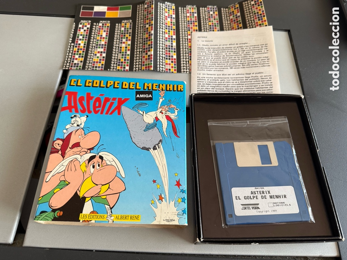 Videojuegos y consolas: AMIGA. ASTERIX. EL GOLPE DEL MENHIR. Raro