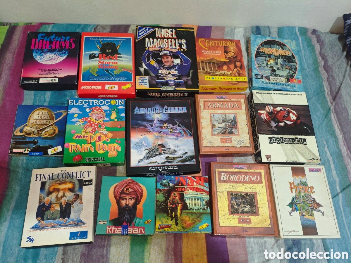 Videojuegos y consolas: Lote pack 15 Juegos Amiga, Atari, PC