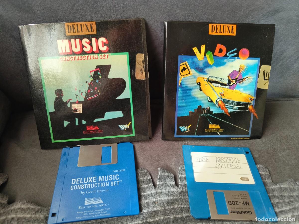 Videojuegos y consolas: Juego aplicacion Deluxe Music / Commodore AMIGA / Diskette / Disquete + OTRO