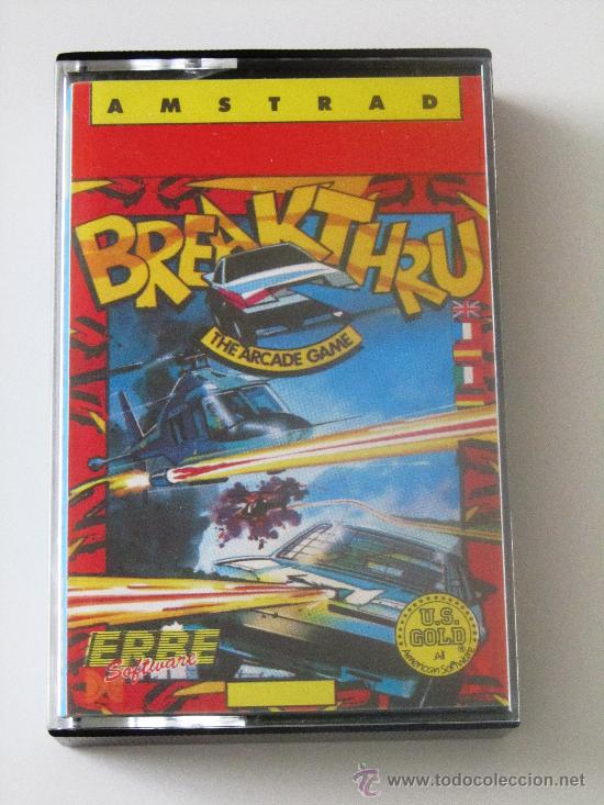 Videojuegos y consolas: VIDEOJUEGO BREAKTHRU AMSTRAD 464/6128 - Foto 1