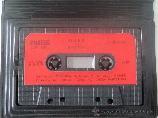 Videojuegos y consolas: VIDEOJUEGO QUAD AMSTRAD 464/6128 - Foto 1