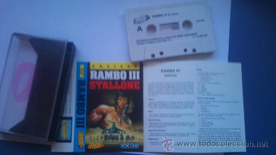 Videojuegos y consolas: rambo 3 amstrad cinta - Foto 1