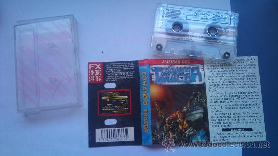 Videojuegos y consolas: comando tracer cinta amstrad - Foto 1