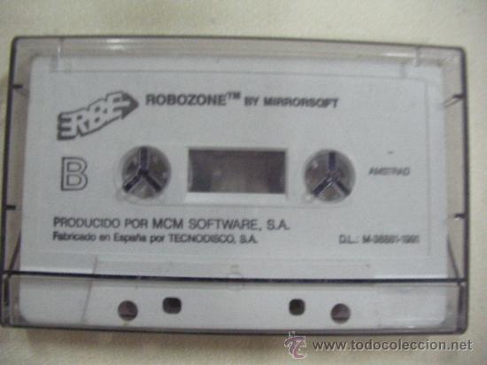 Videojuegos y consolas: JUEGO AMSTRAD ROBOZONE - Foto 1