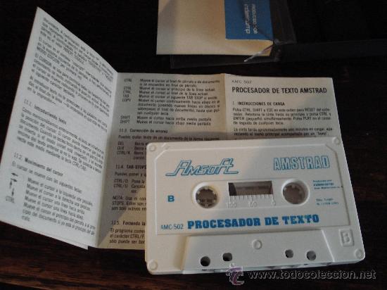 Videojuegos y consolas: PROCESADOR DE TEXTO AMSTRAD DE AMSOFT CON INSTRUCCIONES - Foto 2