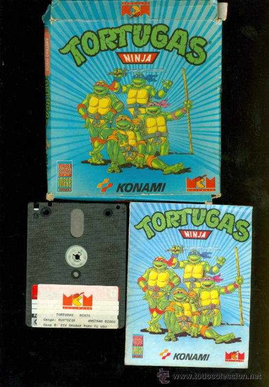 Videojuegos y consolas: tortugas ninja - konami (AMSTRAD CPC DISCO) - Foto 1