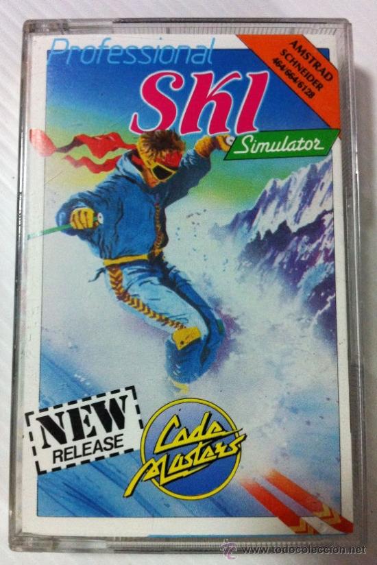 Videojuegos y consolas: Professional Ski Simulator [CodeMasters] 1987 [Amstrad CPC] - Foto 1