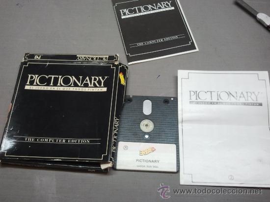 Videojuegos y consolas: juego de amstrad  pictionary en formato disco - Foto 1