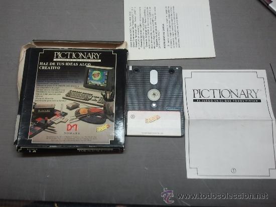 Videojuegos y consolas: juego de amstrad  pictionary en formato disco - Foto 2