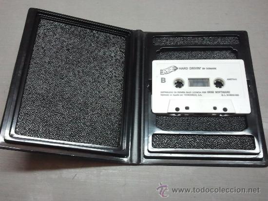 Videojuegos y consolas: juego de amstrad  hard driving  en formato cinta - Foto 2