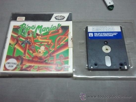 Videojuegos y consolas: juego de amstrad pipe mania    en formato disco - Foto 1